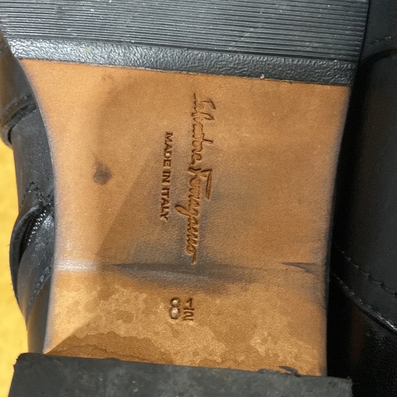 Women's FERRAGAMO Shadi buckle boots sz 8.5 - Picture 7 of 8